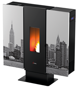 Cadel Wall plus New York - Stufa a pellet 10 Kw