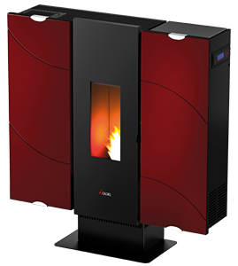 Cadel Wall plus Maiolica - Stufa a pellet 10 Kw